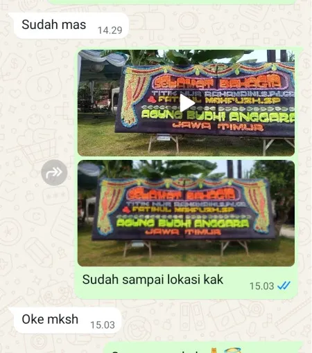 Pengiriman Papan Bunga Sudimara Jaya