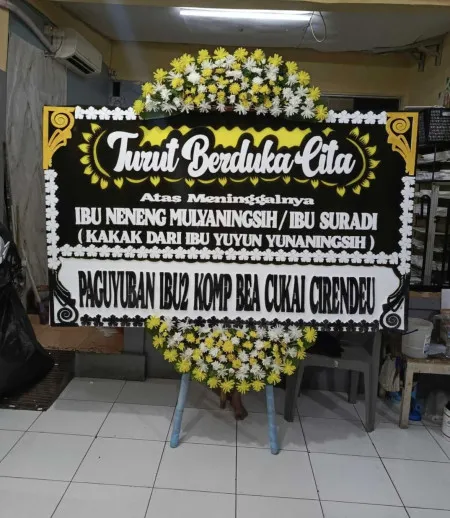 Papan Bunga Duka Sudimara Jaya