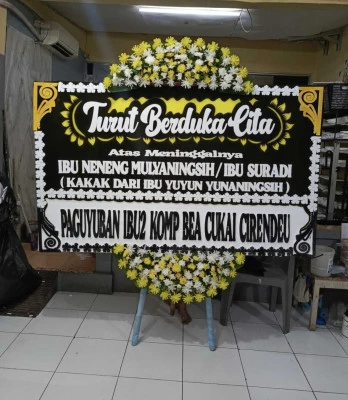 Papan Bunga di Sudimara Jaya